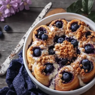 Irresistible Blueberry Crumble Cinnamon Rolls for Sweet Mornings 6 Irresistible Blueberry Crumble Cinnamon Rolls for Sweet Mornings