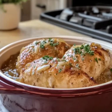 Irresistible Slow Cooker French Onion Chicken You Must Try! 15 Slow Cooker French Onion Chicken