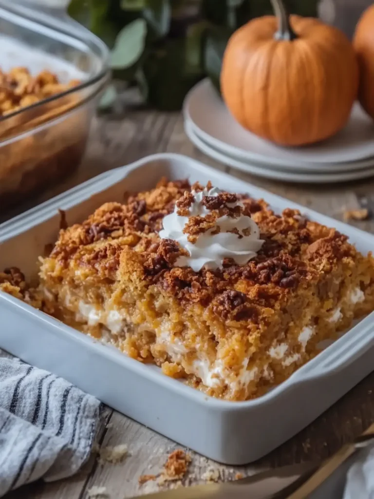 Irresistible Pumpkin Dump Cake Casserole Everyone Will Love 4 Pumpkin Dump Cake Casserole