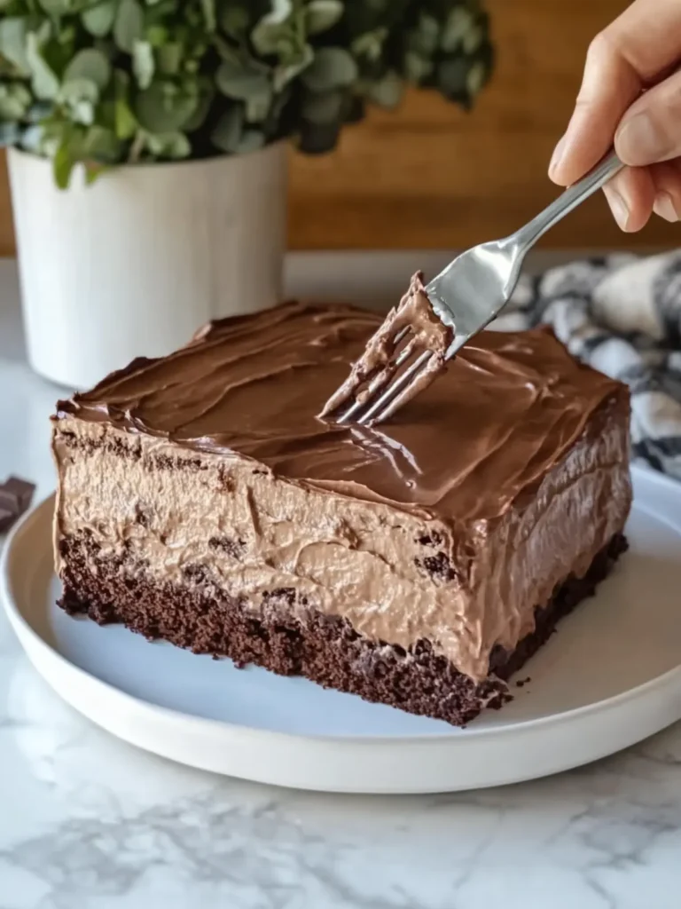 Decadent Triple Layer Chocolate Casserole Cake to Wow Your Guests 4 Triple Layer Chocolate Casserole Cake