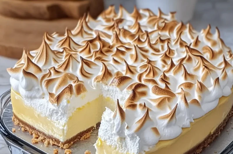 Lemon Meringue Cheesecake Bake