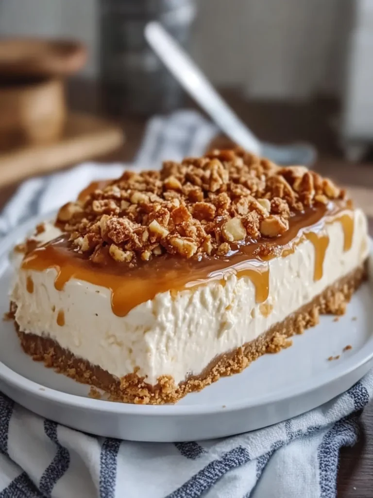 Scoopable Salted Caramel Cheesecake That Steals the Show 2 Scoopable Salted Caramel Cheesecake