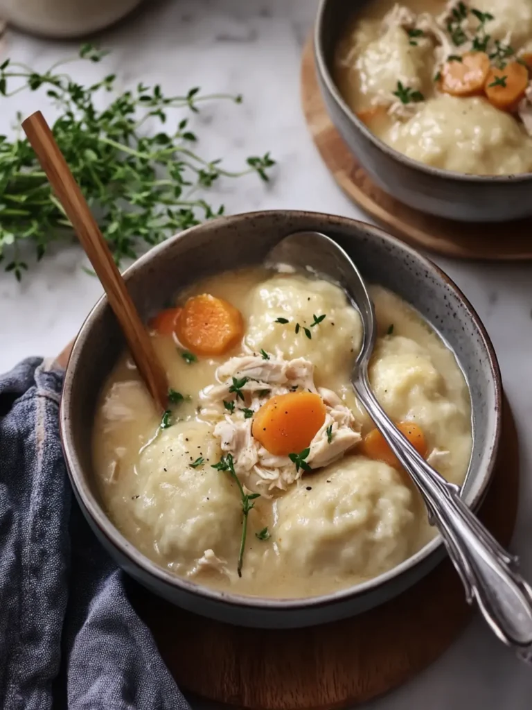 Heartwarming Slow Cooker Chicken & Dumplings for Cozy Nights 3 Slow Cooker Chicken & Dumplings