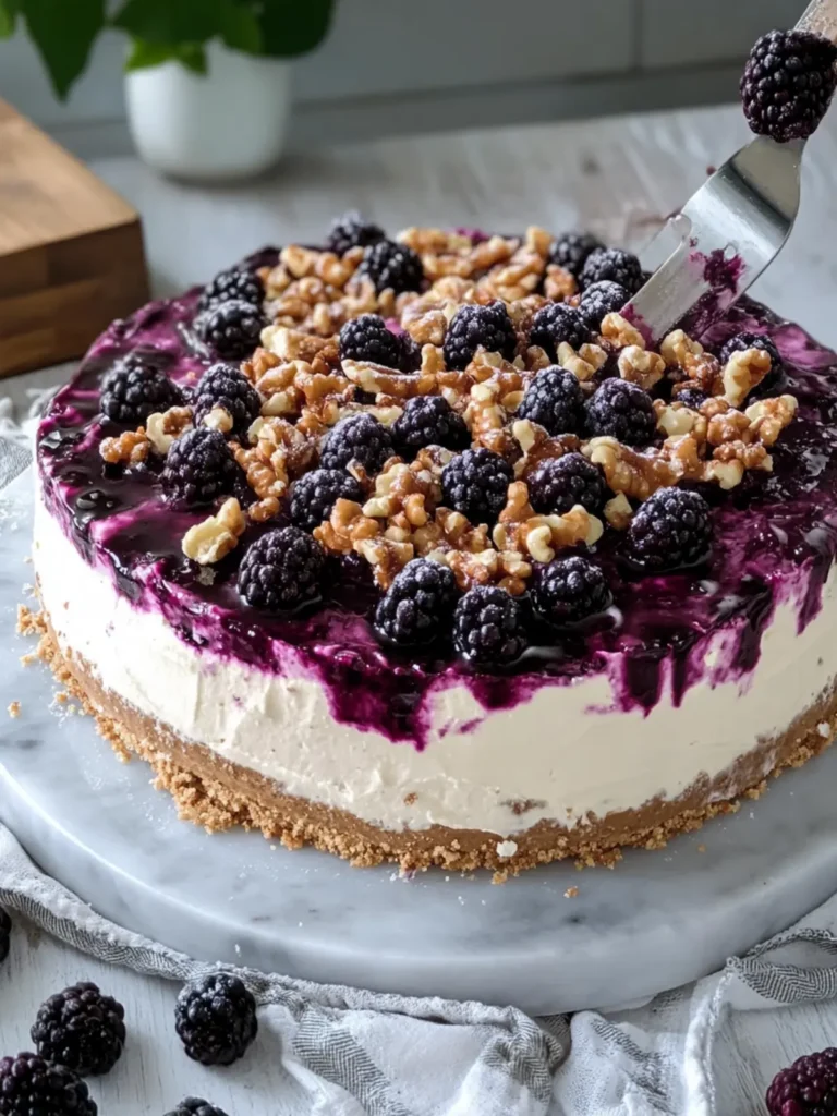 Delicious Blackberry Praline Cream Cheese Cake to Savor 3 Blackberry Praline Cream Cheese Cake
