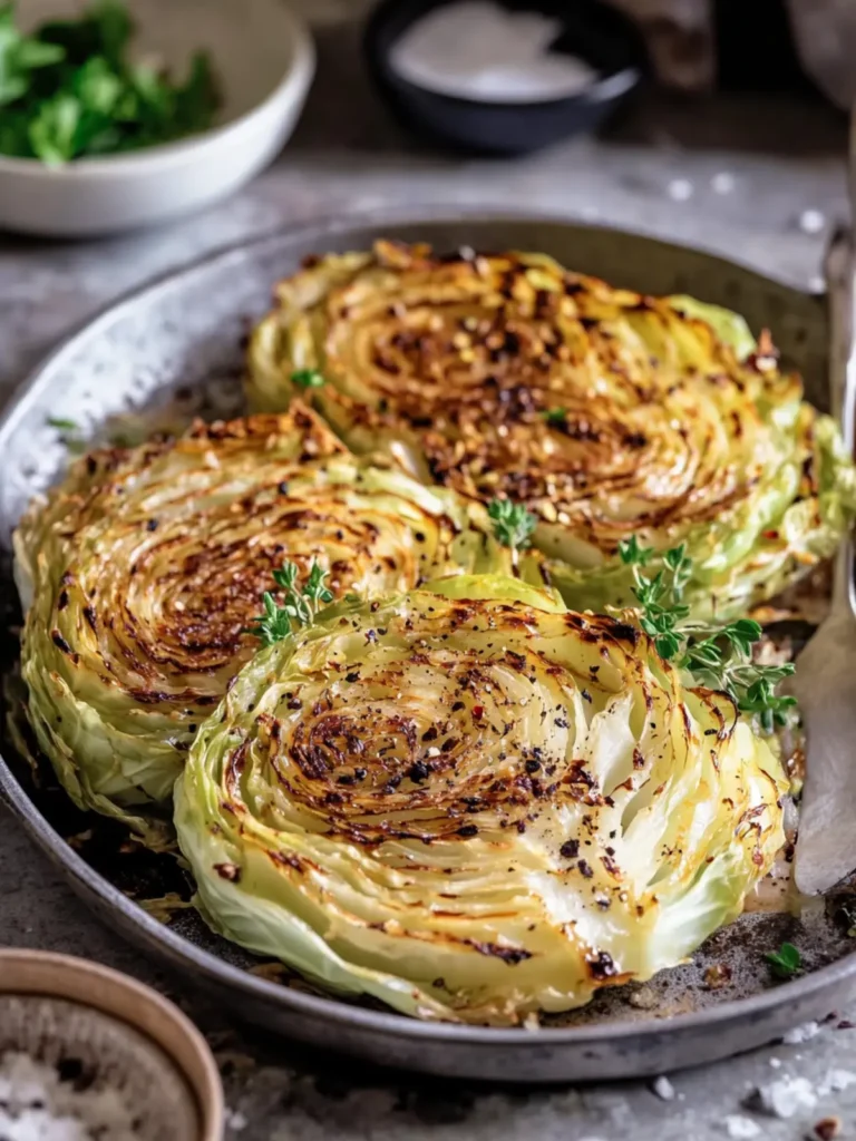 Crispy Roasted Cabbage Steaks That Will Wow Your Guests 4 Crispy Roasted Cabbage Steaks