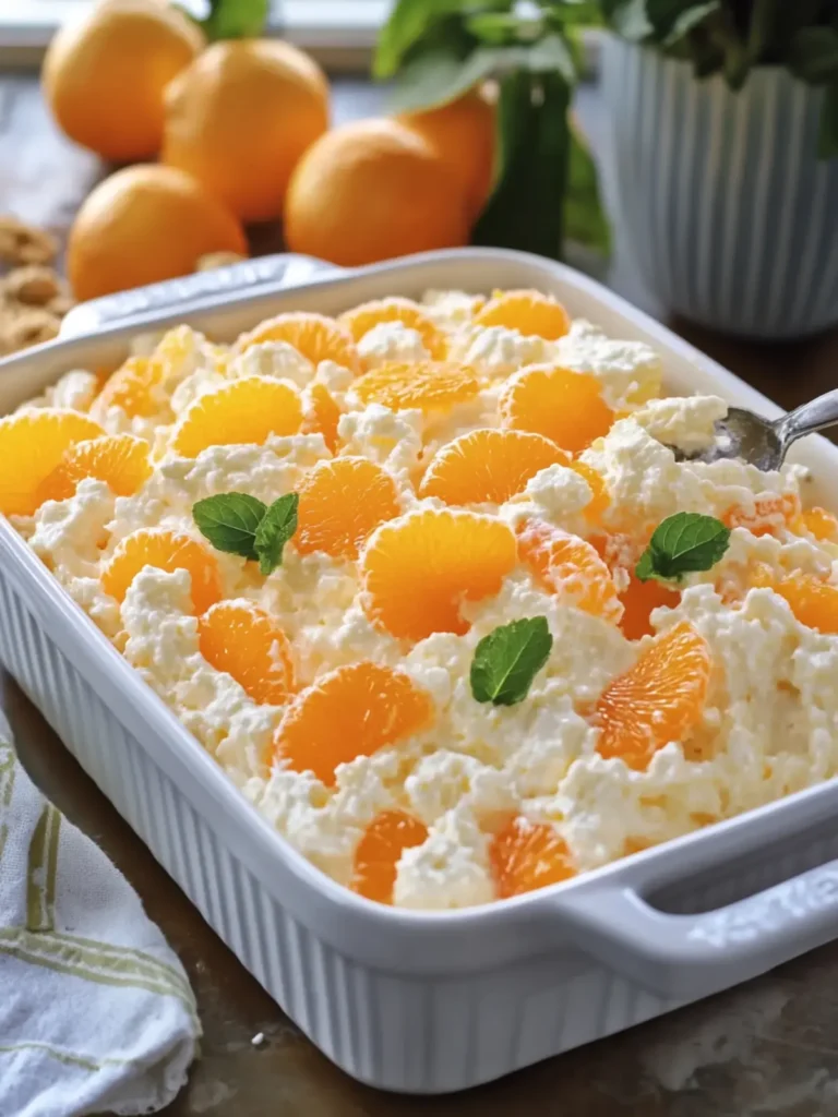 Irresistible Orange Fluff Salad Casserole for a Fun Gathering 4 Orange Fluff Salad Casserole