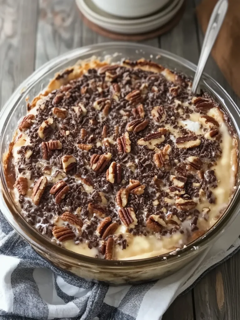 GERMAN CHOCOLATE PECAN CREAM CHEESE DUMP CAKE