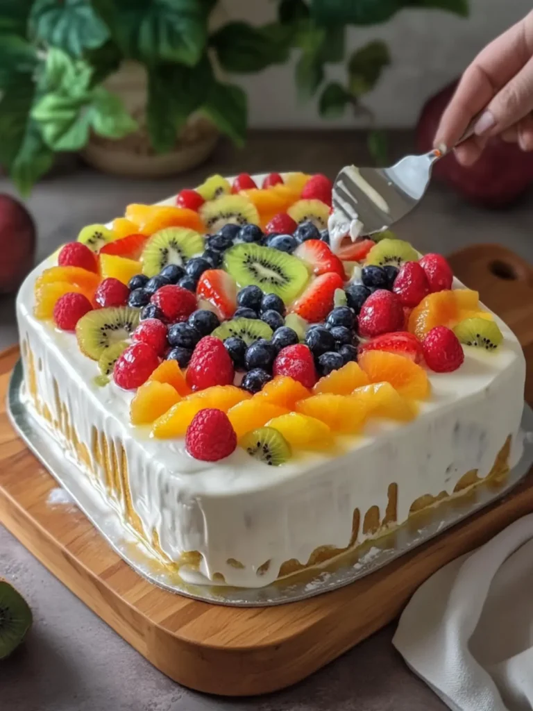 Tropical Fruit Cream Cake That Will Brighten Your Day 3 Tropical Fruit Cream Cake