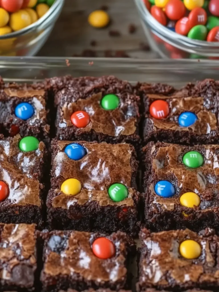 Super Fudgy M&M Brownies That Will Melt Your Heart 2 Super Fudgy M&M Brownies