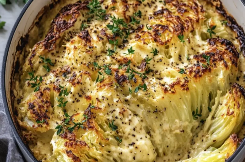 Irresistible Marry Me Creamy Baked Cabbage
