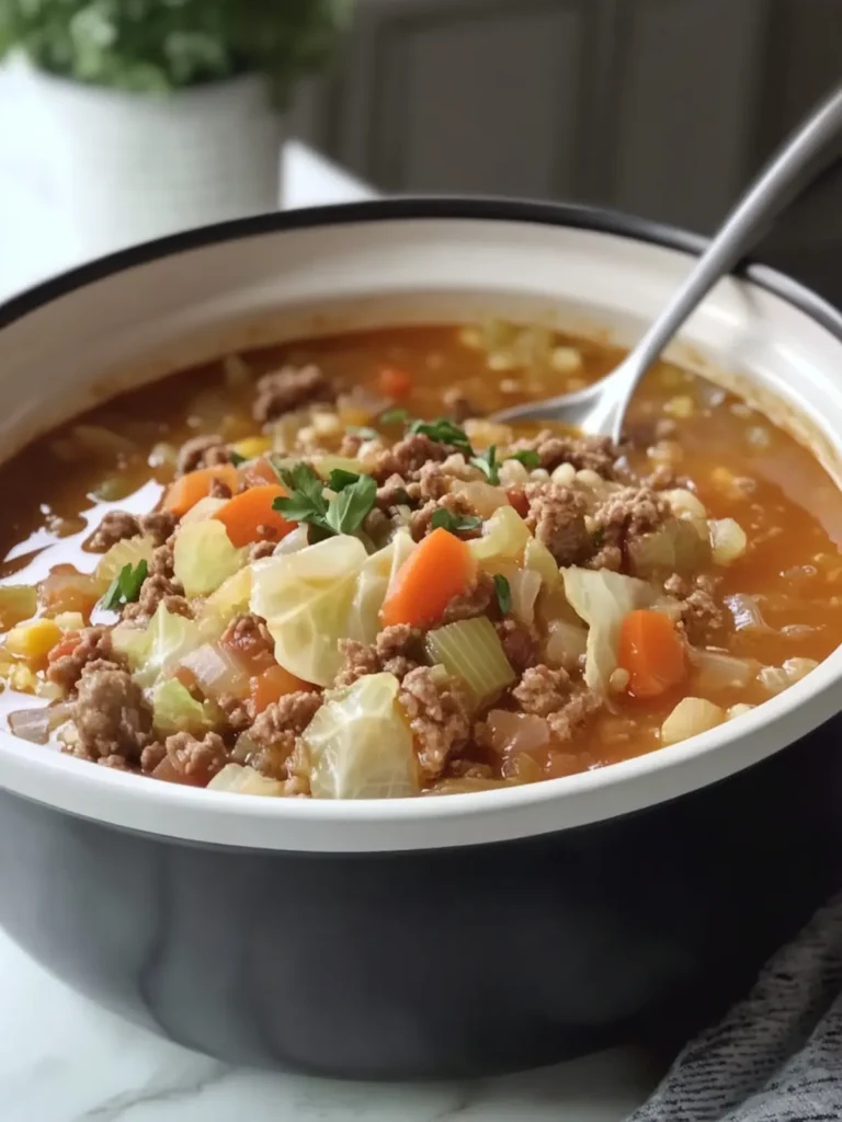 Hearty Slow-Cooker Beef & Cabbage Roll Soup You’ll Love 3 Slow-Cooker Beef & Cabbage Roll Soup