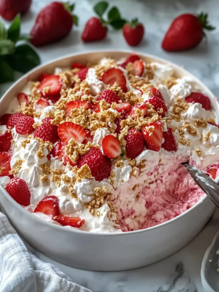 Delicious Strawberry Cheesecake Salad You’ll Adore! 3 Strawberry Cheesecake Salad