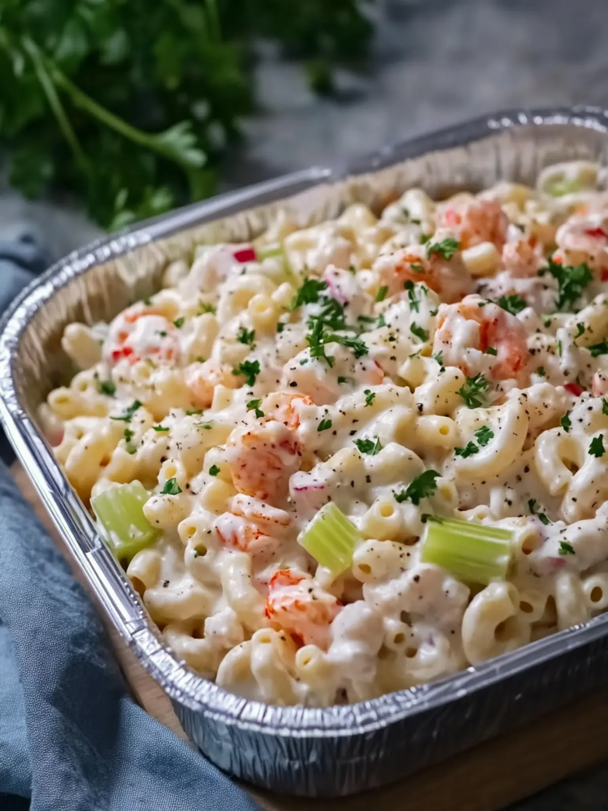 Creamy Crab and Celery Seafood Macaroni Salad to Wow Your Guests 5 Creamy Crab and Celery Seafood Macaroni Salad