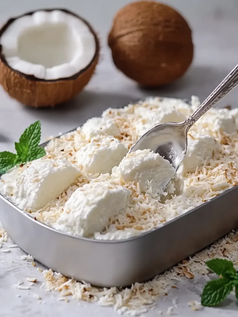 No-Bake Coconut Dream: Indulge in Tropical Bliss Today 4 No-Bake Coconut Dream
