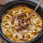 Creamy Cheesy Beef Tortellini Delight in Your Slow Cooker 17 Creamy Cheesy Beef Tortellini Delight