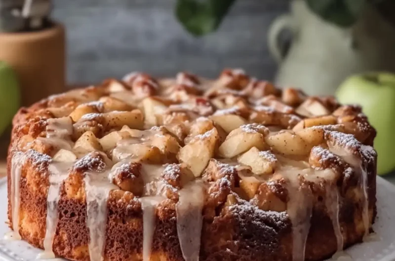 Sweet Apple Fritter Cake