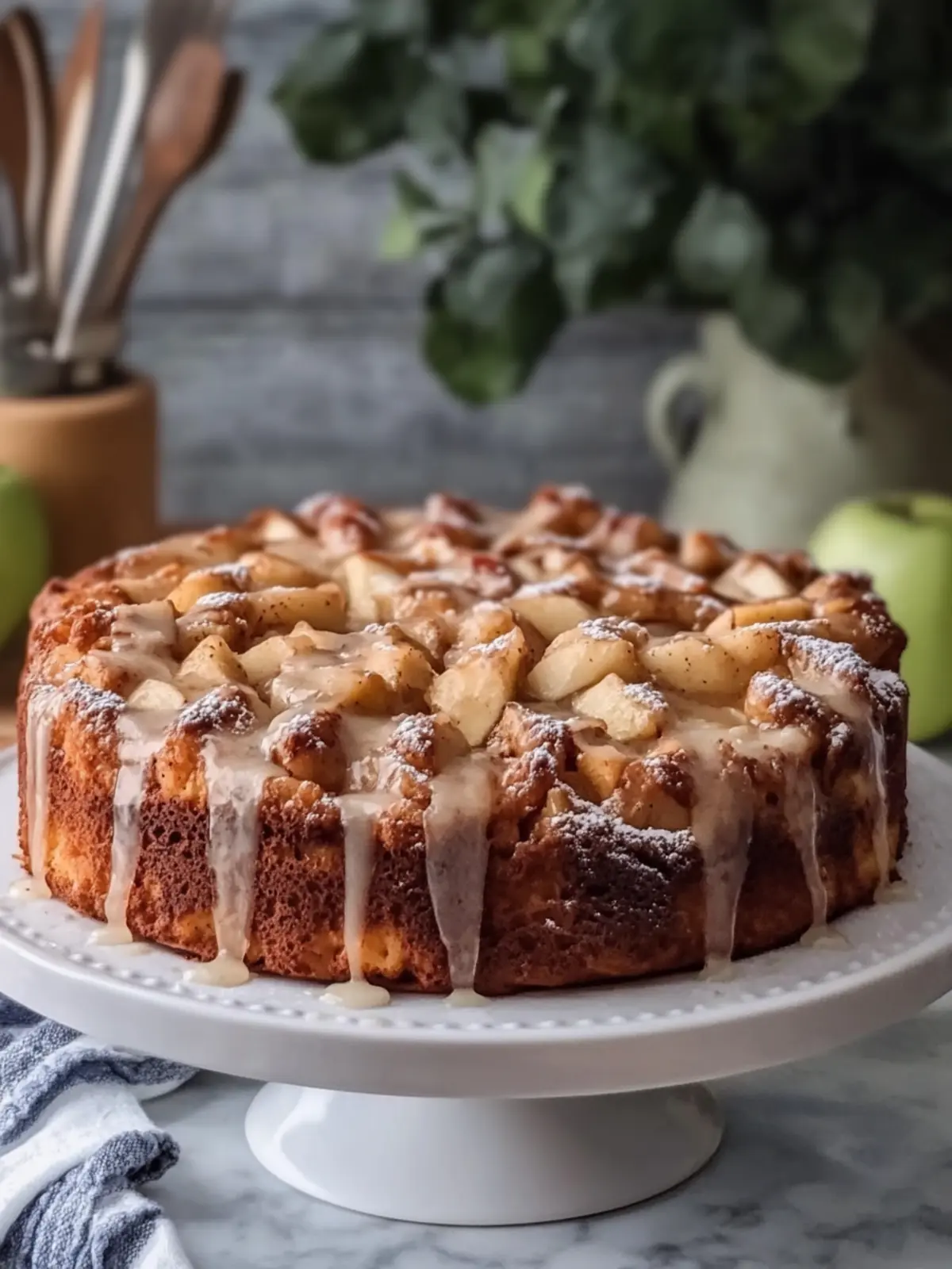 Sweet Apple Fritter Cake