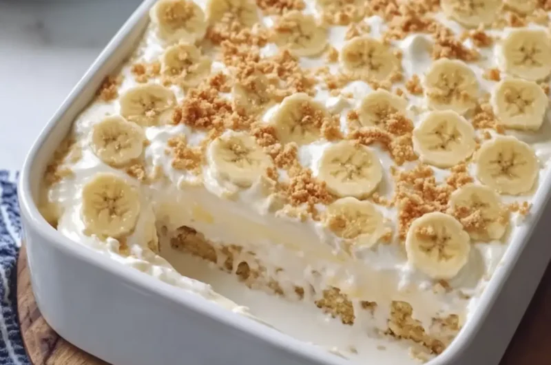 Tres Leches Banana Pudding Cake