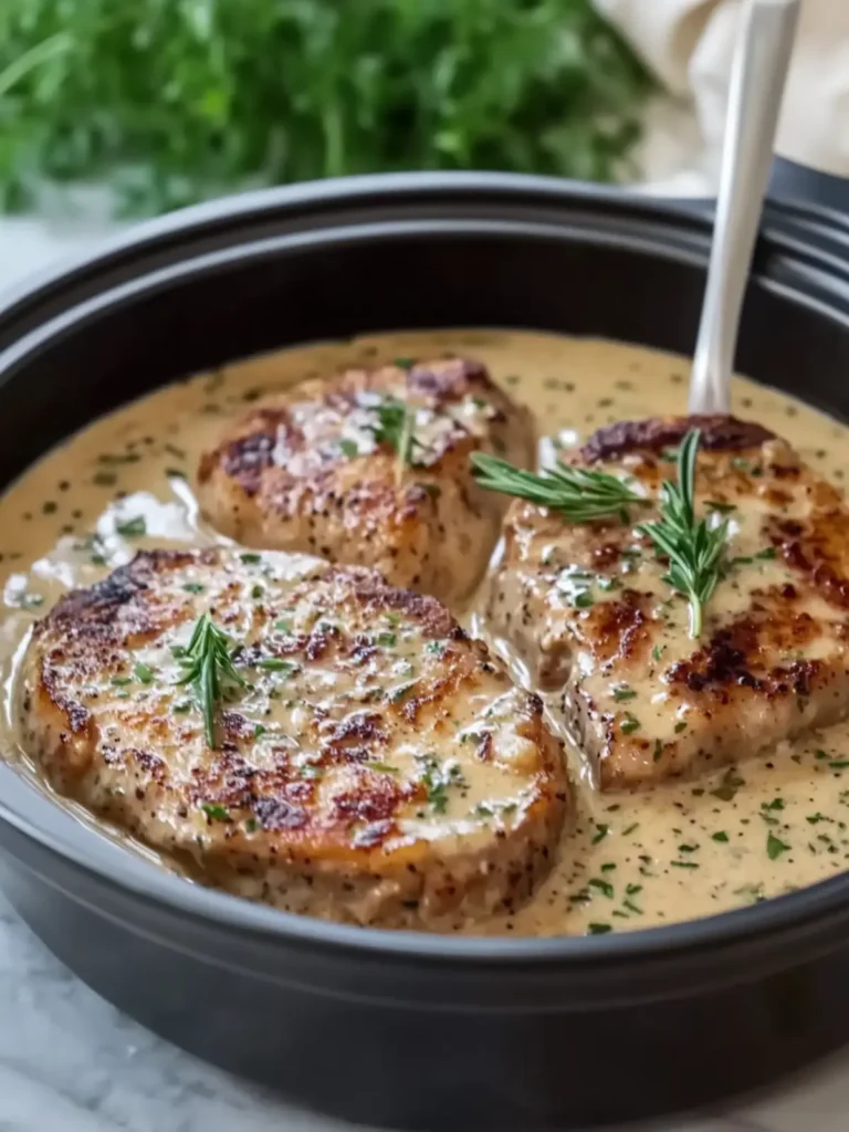 Irresistible Slow Cooker Creamy Ranch Pork Chops You’ll Love 3 Slow Cooker Creamy Ranch Pork Chops