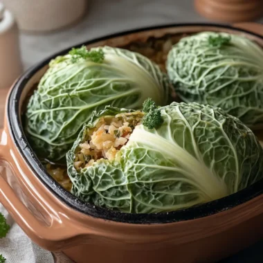 Irresistible Baked Cabbage Boats Stuffed with Flavorful Goodness 16 Baked Cabbage Boats