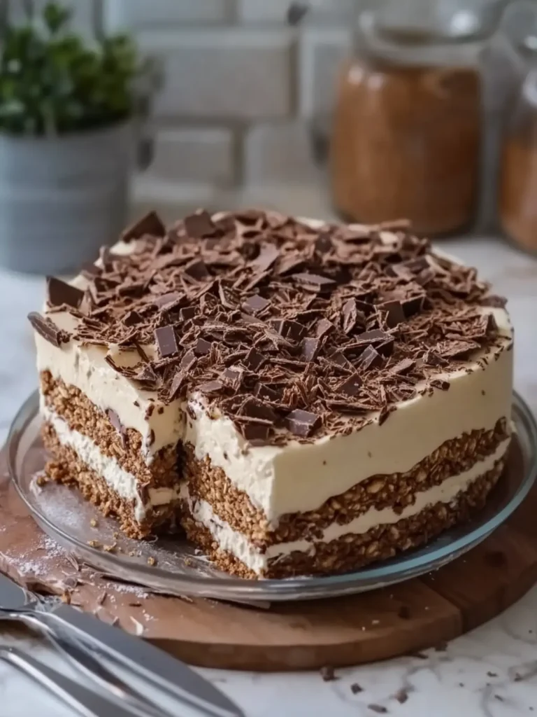 No-Bake Chocolate Graham Cake