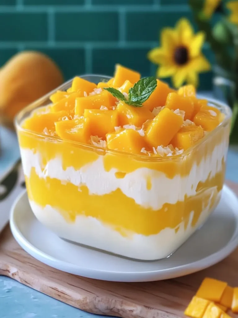 Indulge in Creamy Mango Jelly Dessert Bliss at Home 4 Creamy Mango Jelly Dessert
