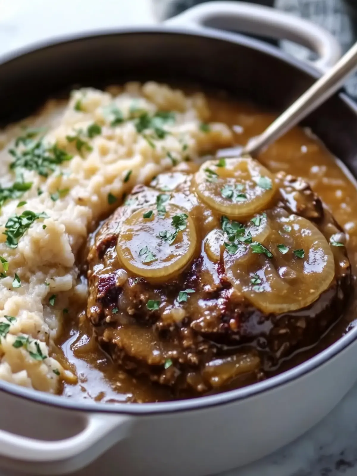 Slow Cooker Salisbury Steak With Onion Gravy Delight 5 Slow Cooker Salisbury Steak With Onion Gravy