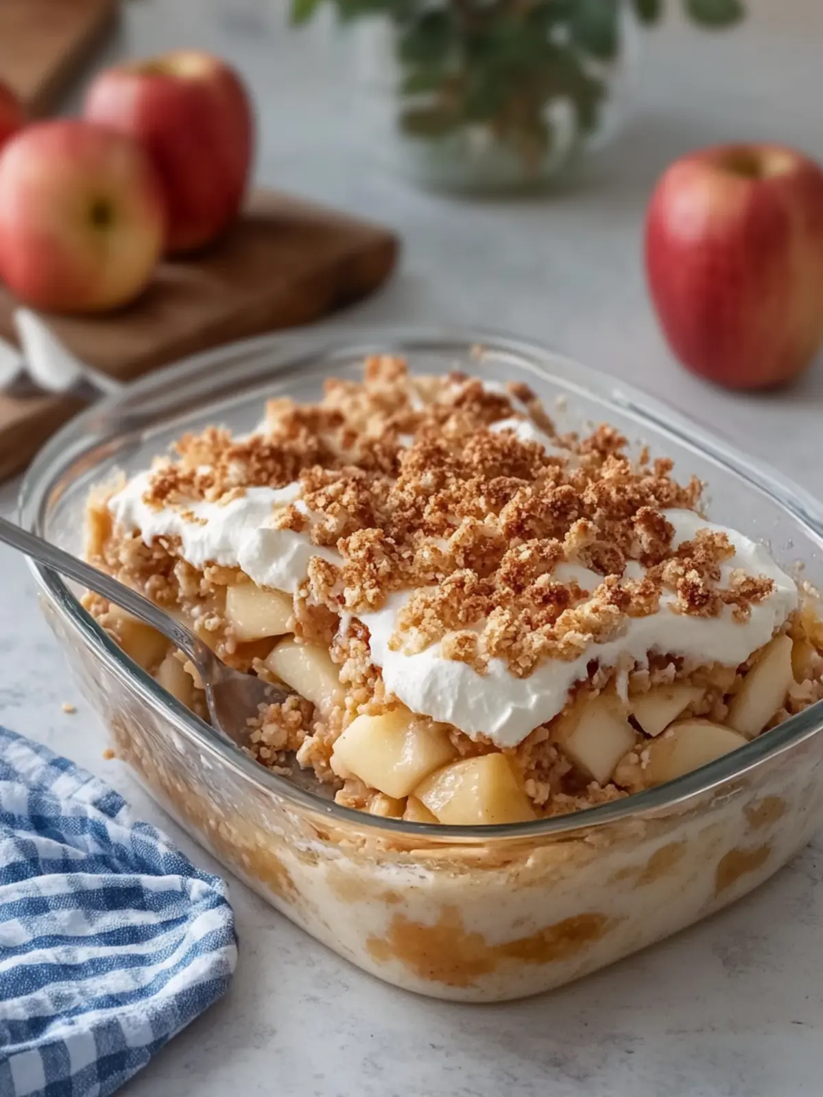 Delicious No-Bake Apple Pie Casserole for Easy Indulgence 5 No-Bake Apple Pie Casserole