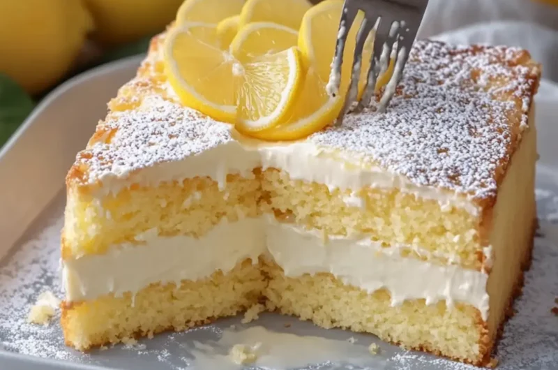 Light and Creamy Lemon Cake