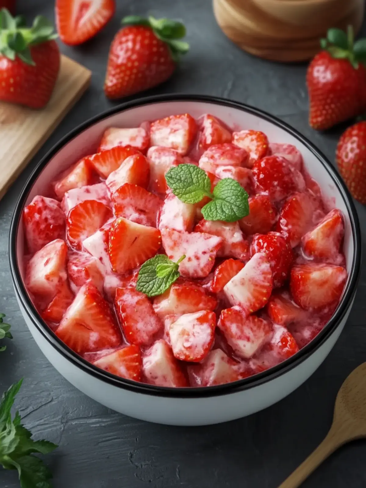 Delicious Strawberry Fruit Salad That Will Brighten Your Day 5 Strawberry Fruit Salad