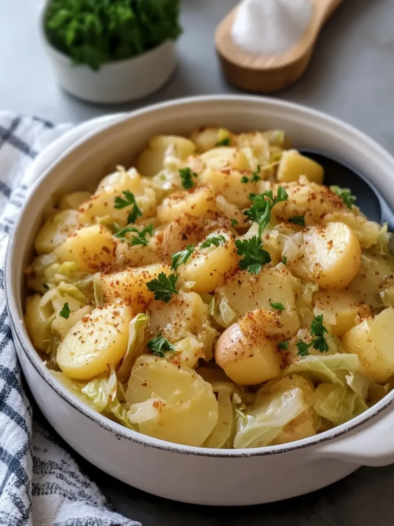 Easy Crockpot 4-Ingredient Cabbage and Potatoes Delight 3 Crockpot 4-Ingredient Cabbage and Potatoes