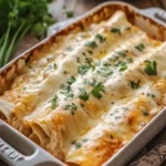 White Chicken Enchiladas