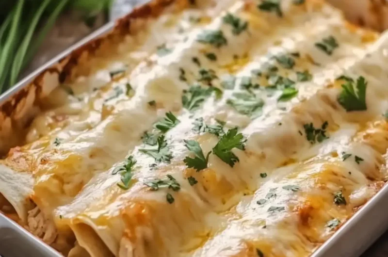 White Chicken Enchiladas