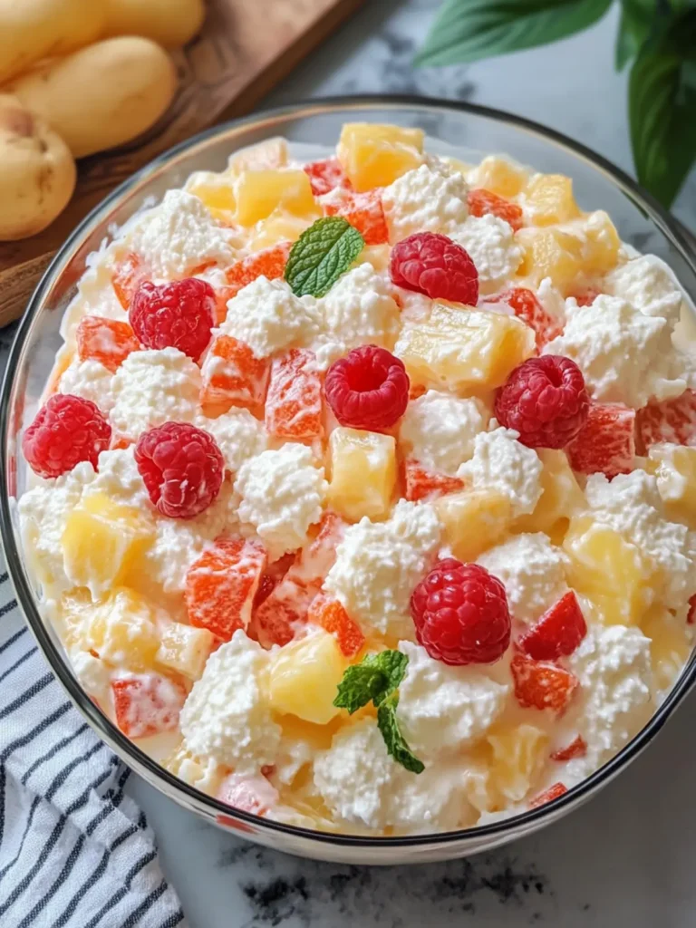 Creamy Ambrosia Salad: A Nostalgic Fruit Delight for All 4 Creamy Ambrosia Salad