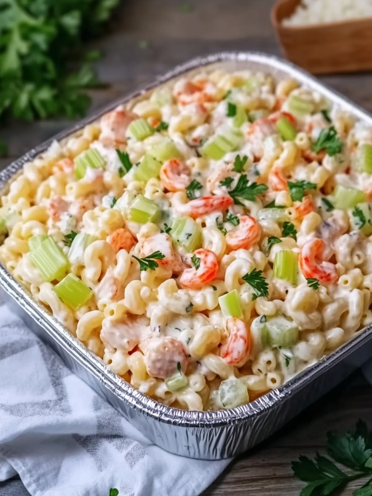 Satisfy Your Cravings with Creamy Crab and Celery Seafood Macaroni Salad 5 Creamy Crab and Celery Seafood Macaroni Salad
