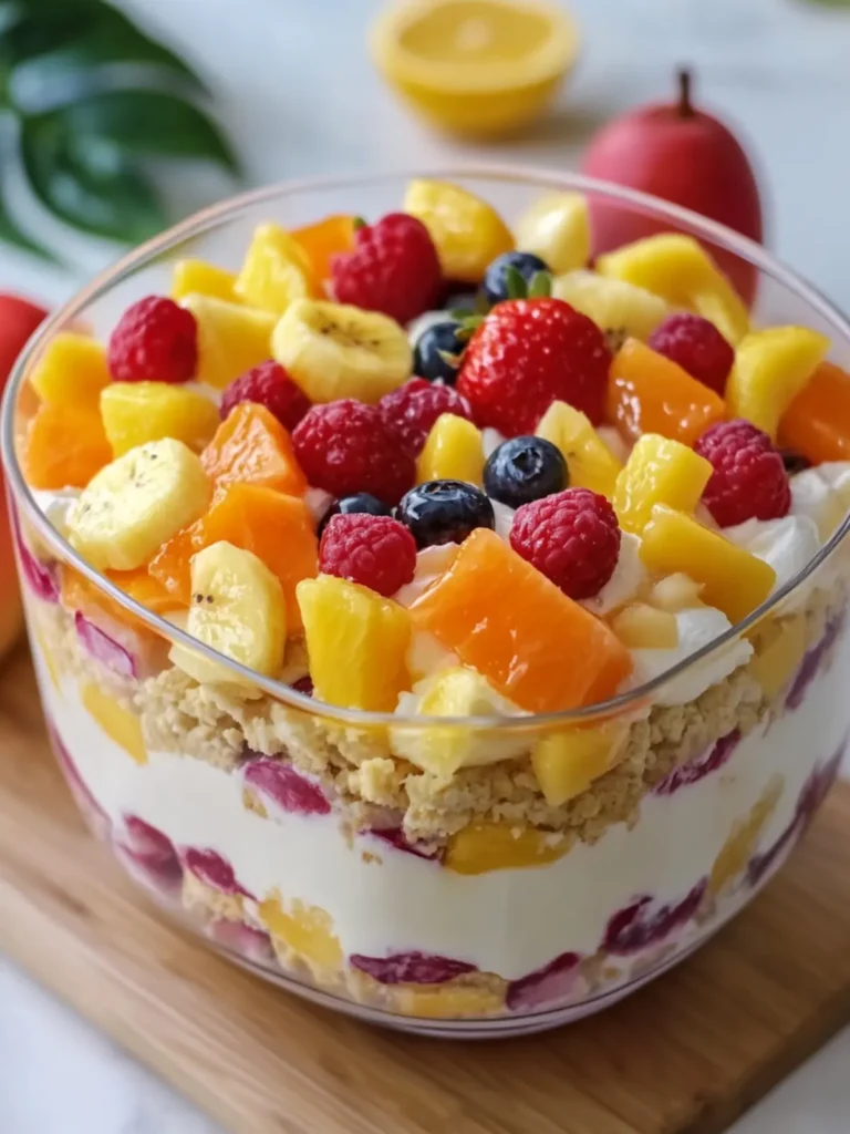 Tropical Cheesecake Fruit Salad to Brighten Your Day 3 Tropical Cheesecake Fruit Salad