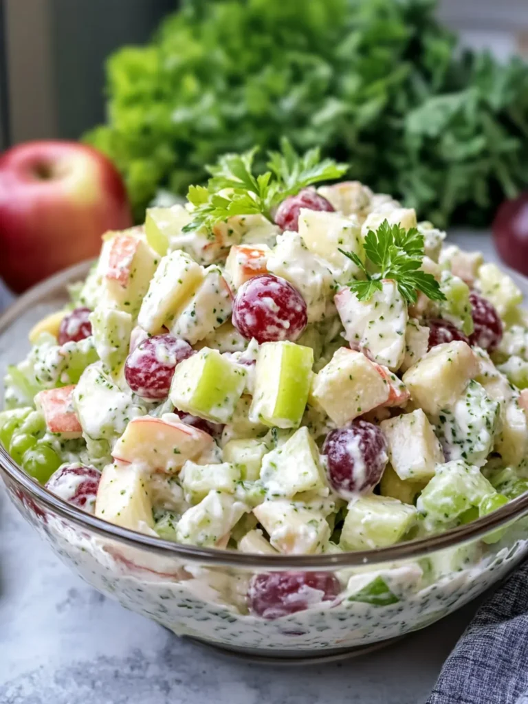 Delicious Apple Grape Celery Cream Salad for Refreshing Cravings 2 Apple Grape Celery Cream Salad
