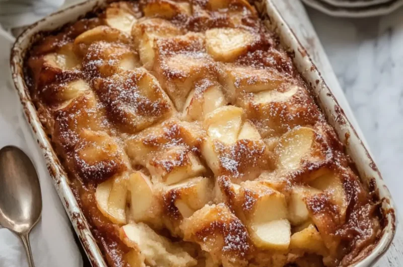 Apple Fritter Cake in a Casserole