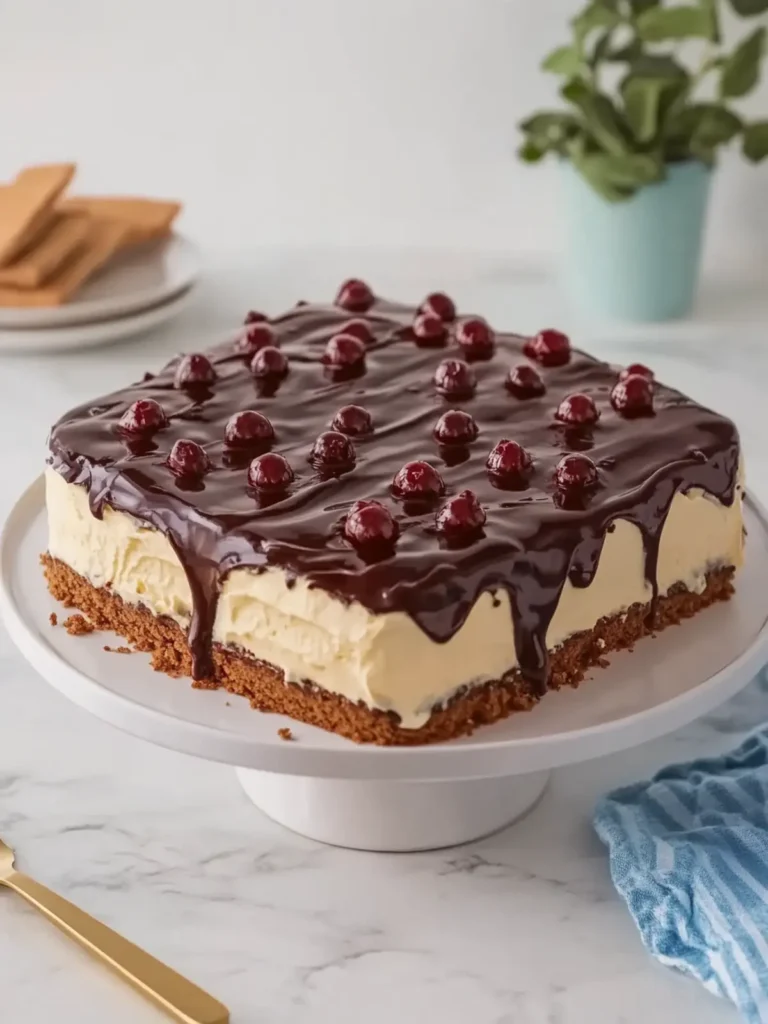Irresistible No-Bake Boston Cream Cake You’ll Adore 4 No-Bake Boston Cream Cake