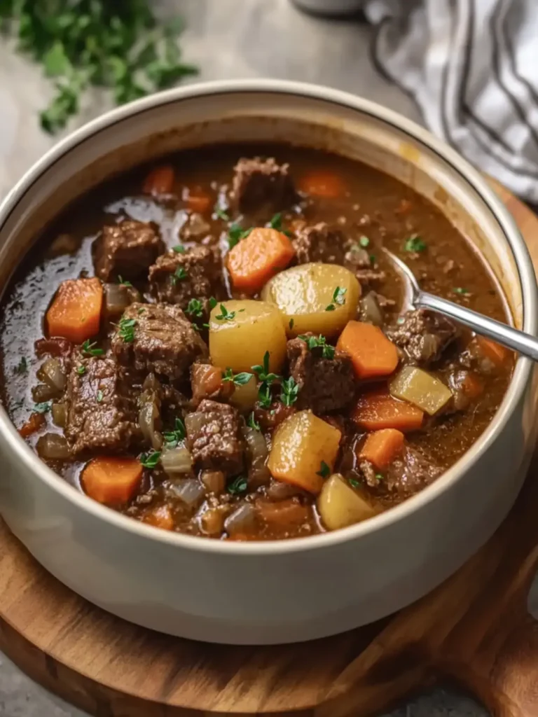 Savory Slow Cooker Beef Stew That Warms Hearts and Homes 4 Slow Cooker Beef Stew