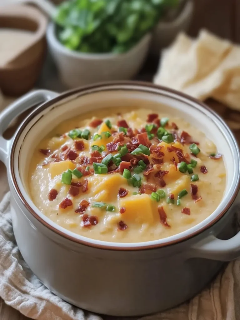 Creamy Slow Cooker Loaded Baked Potato Soup for Cozy Nights 3 Slow Cooker Loaded Baked Potato Soup