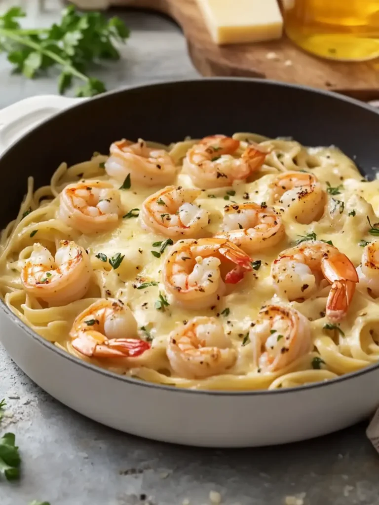 Creamy Shrimp Pasta with Cheese and Herbs Your New Favorite Dish 2 Creamy Shrimp Pasta with Cheese and Herbs