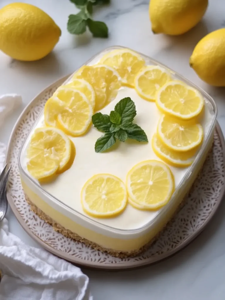 Lemon Posset Cake