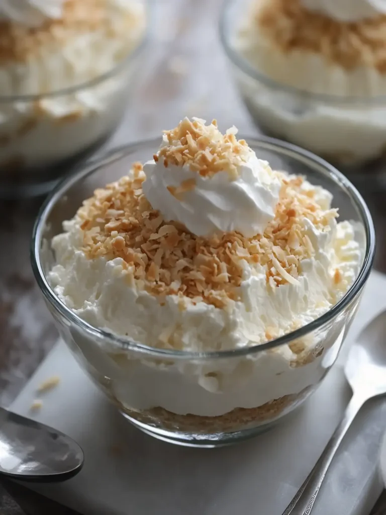 No-Bake Coconut Cream Dream Dessert for a Tropical Escape 4 No-Bake Coconut Cream Dream Dessert