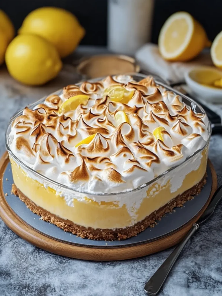 Lemon Meringue Cheesecake Bake