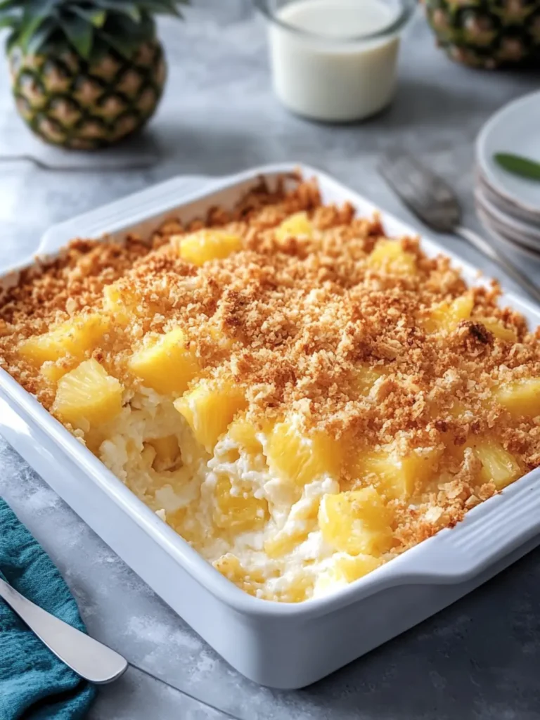 Delicious Pineapple Crunch Casserole Everyone Will Love 3 Pineapple Crunch Casserole