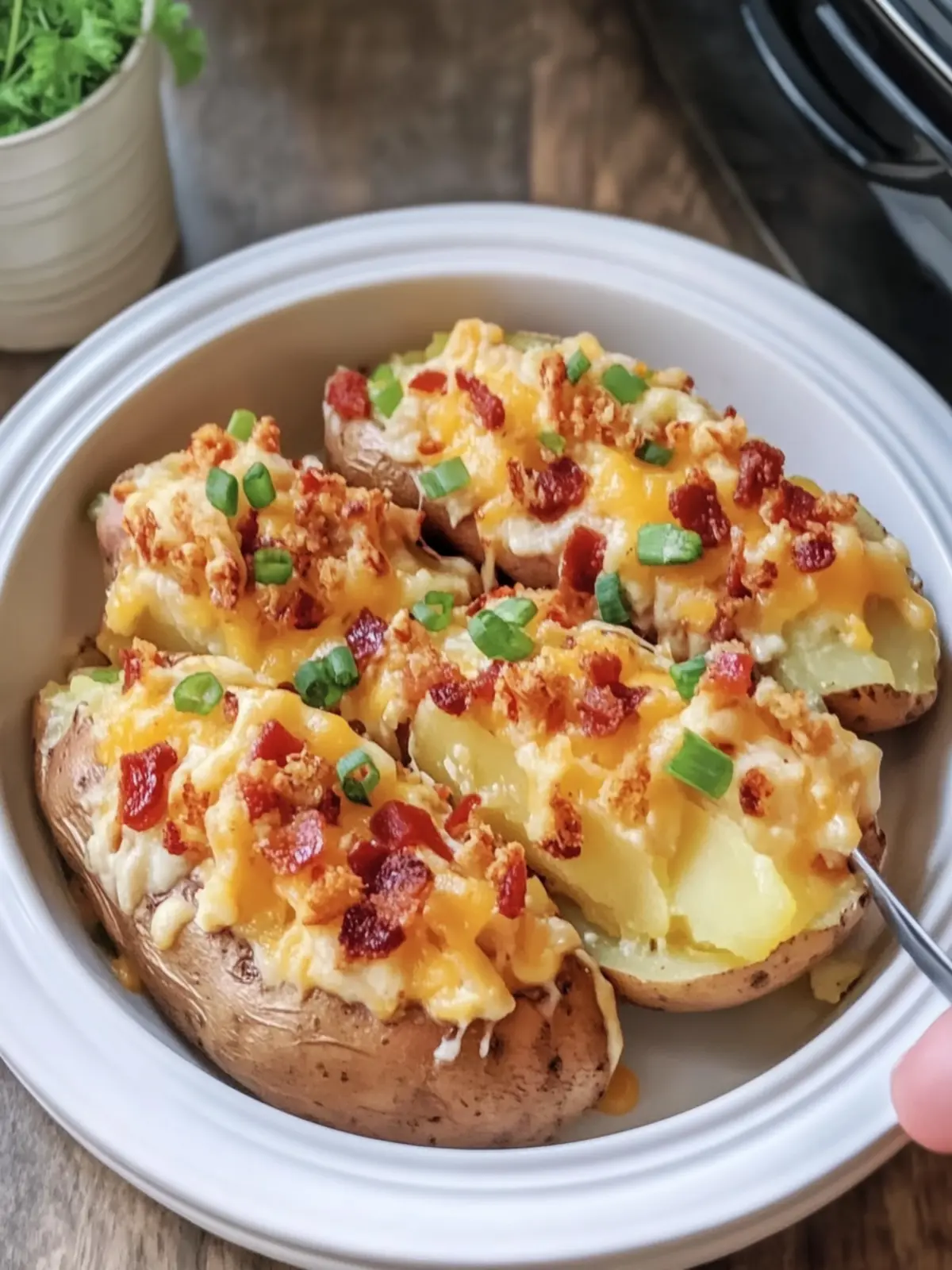 Crockpot Loaded Baked Potato Chicken: Comfort Food Delight 5 Crockpot Loaded Baked Potato Chicken
