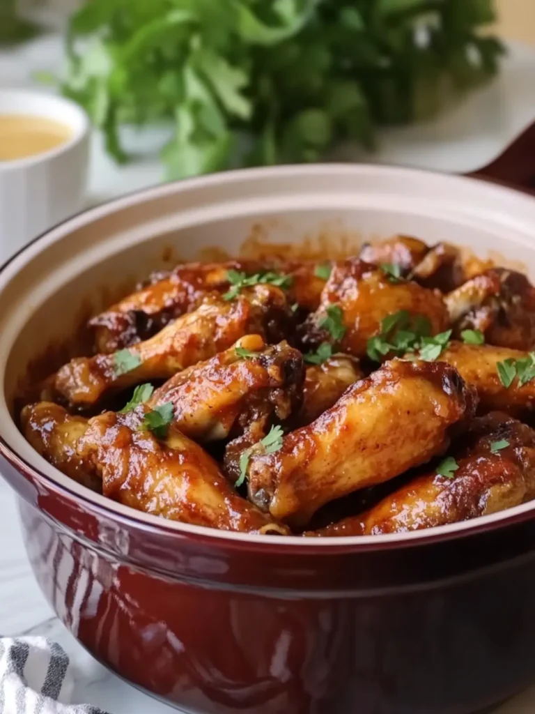 3-Ingredient Slow Cooker Poor Man's Tax Day Wings
