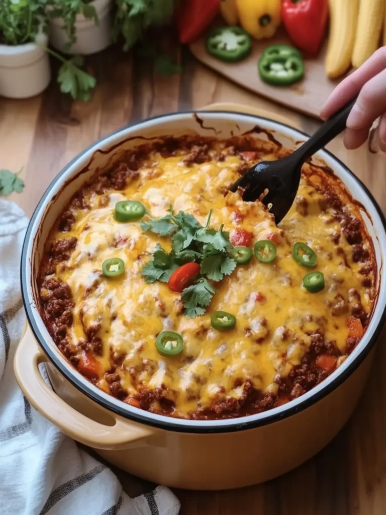 Crockpot Beef Enchilada Casserole for Easy Family Dinners 3 Crockpot Beef Enchilada Casserole