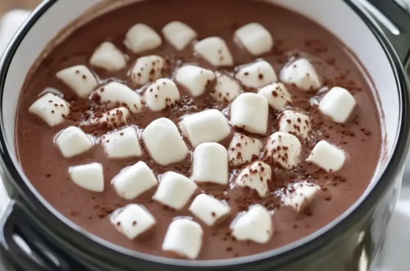 Easy Crock Pot Hot Chocolate for Cold Days